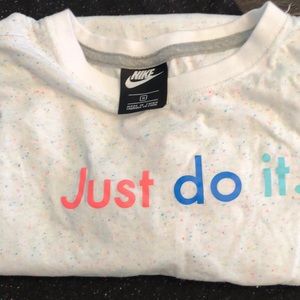 Nike Just. do. It. Athletic T-shirt, speckled
